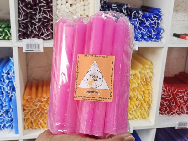 Vela Palito Magenta Kg.
