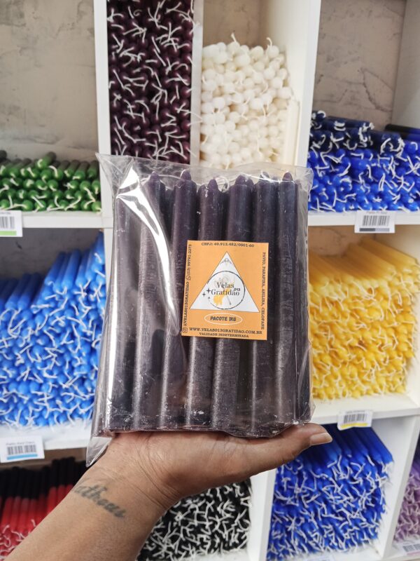 Vela Palito Roxa Kg.