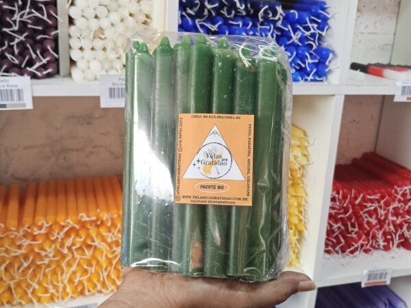 Vela Palito Verde Kg.