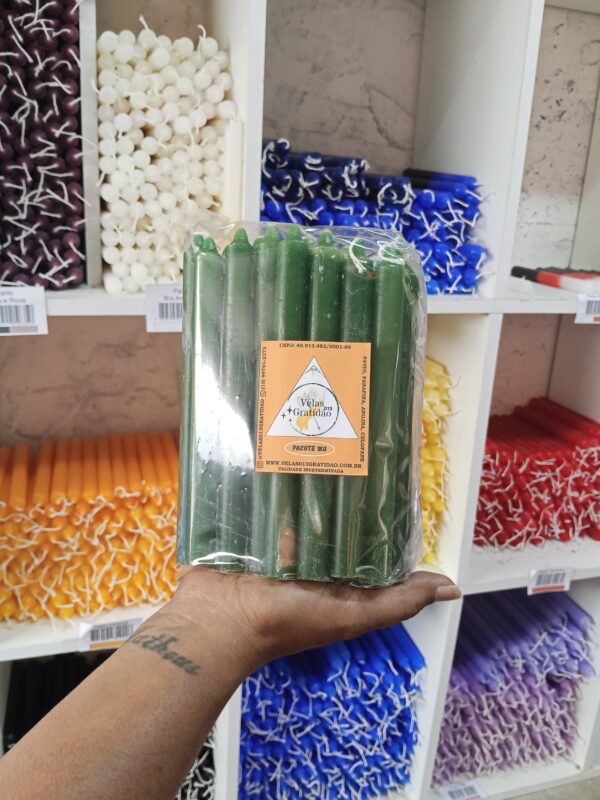 Vela Palito Verde Kg.
