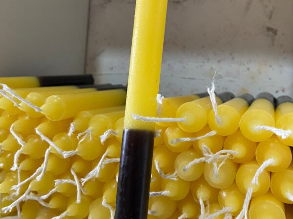 Vela Palito Amarela e Preta 10Kg.
