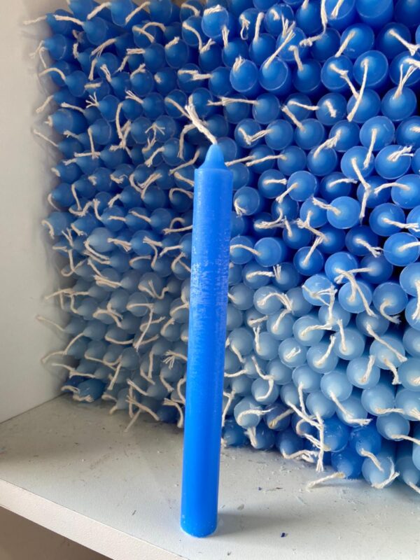 Vela Palito Azul Claro 10Kg. - Imagem 2