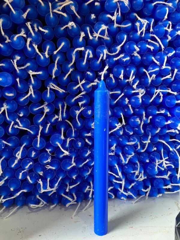Vela Palito Azul Escuro Kg. - Imagem 2