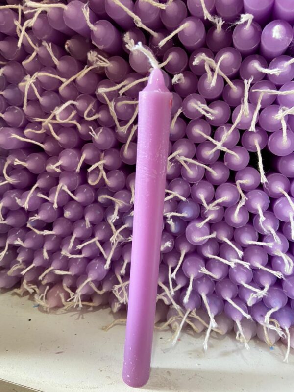 Vela Palito Lilas 10Kg.