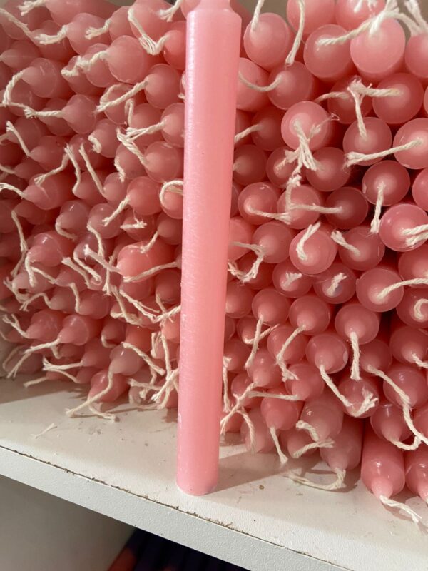 Vela Palito Rosa 10Kg.