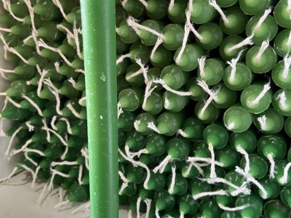 Vela Palito Verde 10Kg.