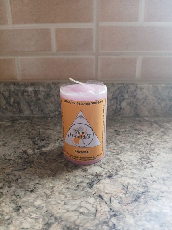 Vela 3 Dias Aromática Lavanda