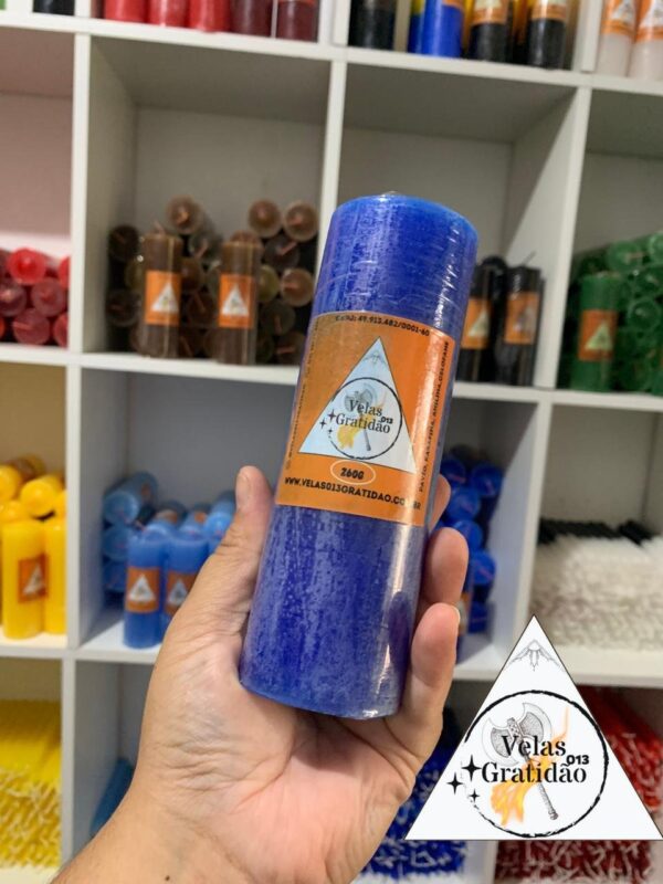 Vela 07 Dias Azul Escuro