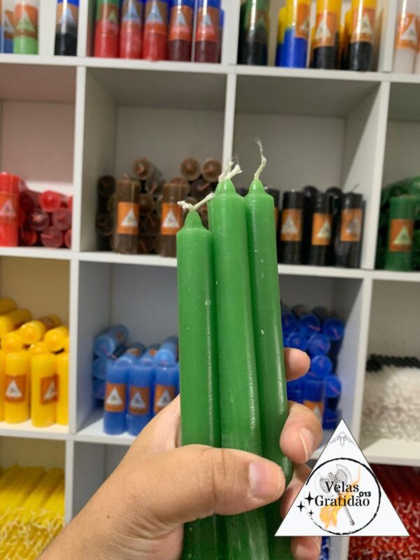 Vela Palito Verde Kg. - Imagem 2