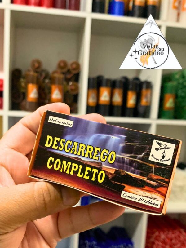 Defumador em Tablete Descarrego Completo