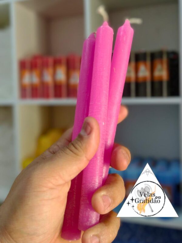 Vela Palito Magenta Kg. - Imagem 2