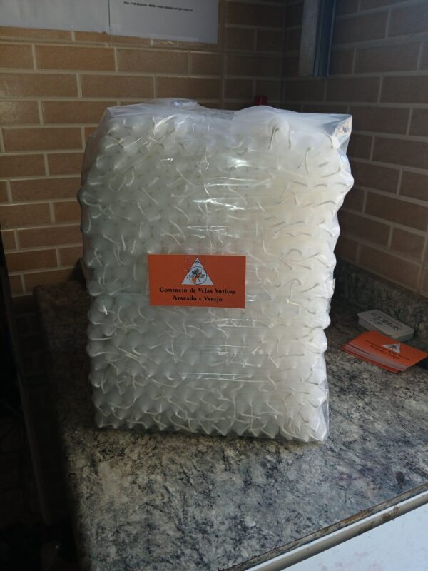 Vela Palito Branca 10Kg. - Imagem 2