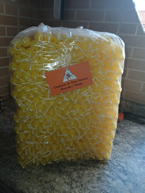 Vela Palito Amarela 10Kg.