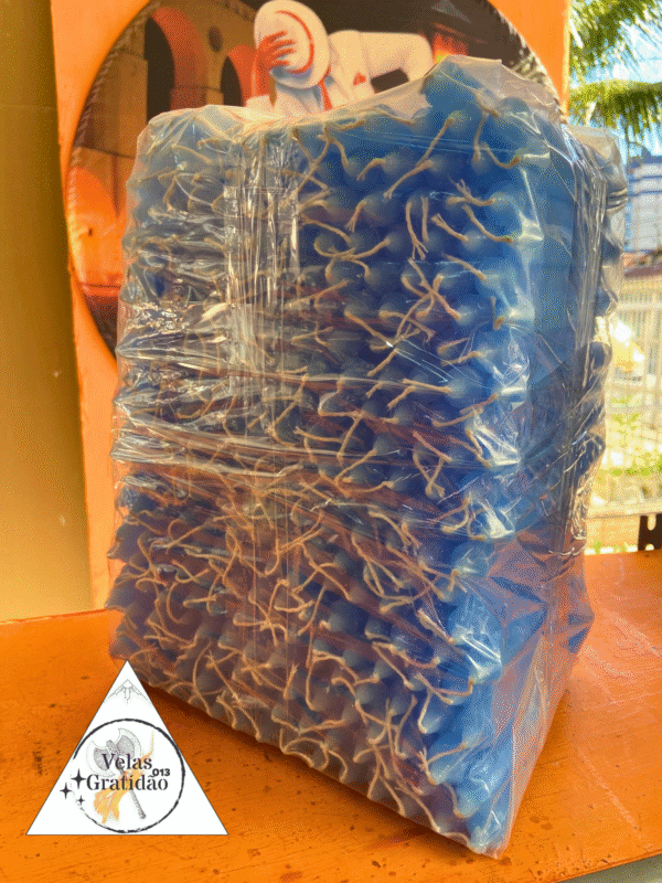 Vela Palito Azul Claro 10Kg.