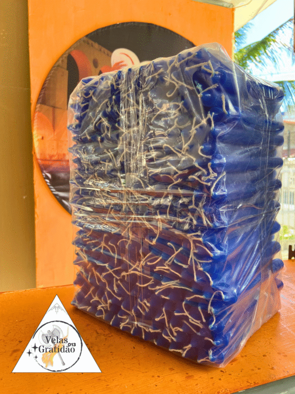 Vela Palito Azul Escuro 10Kg.
