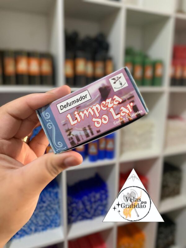 Defumador em Tablete Limpeza do Lar